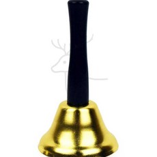 매장카운터 맑은소리 클래식 핸드벨 인테리어용 황동 미니종소리 테이블벨, 65mm 은색