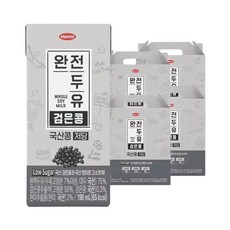 한미완전두유 국산콩 검은콩 저당 190ml 64팩, 64개