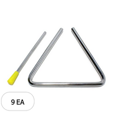 캐스비 맑은 소리 트라이앵글, 은색, 9개