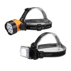 led 헤드 랜턴 라이트 야간 등산 캠핑 캠핑헤드랜턴 캡랜턴 낚시랜턴, 옐로우, 옐로우