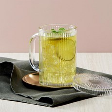 르베르폴리세 플리츠 뚜껑 머그컵, 370ml, 1개