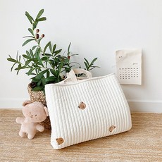 돗투돗X마롤로뜨 누빔 휴대용 소프트 아기매트 어린이집 낮잠이불 여름낮잠이불, 휴대용소프트쿨매트_돗꼼, 1개