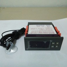 AC110V 30A輸出繼電器數位式溫度控制器 冷熱輸出含塑膠海水用感溫棒 精準控溫 穩定可靠 適用於水族箱及孵化器, 1個