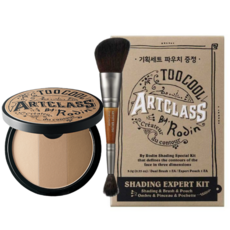 TOO COOL FOR SCHOOL 美術課三色修容盤，附專業刷具，打造立體精緻小臉, 02 MODERNE, 1個