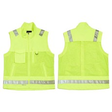 배색반사띠 메쉬 베스트 작업조끼 일복 여자작업복, K2 메쉬반사베스트 LMS11608 / L 100