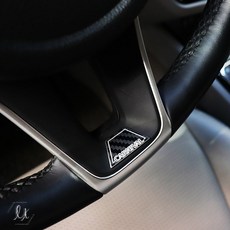 비브랜드 핸들 심플한 장식 맞춤제작 커버 엠블럼 더뉴/올뉴카니발 호환제품, 카본_핸들엠블럼