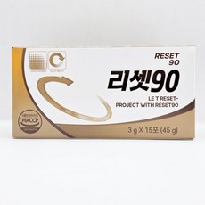 리셋90 3g x 15포 내돈내산 후기, 1개