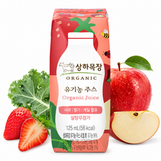 상하목장 주스 사과딸기케일, 125ml, 1개