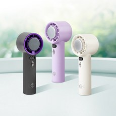 ib 半導體冰敷 100檔調速充電風扇, 白色