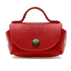 마이레더툴 가죽공예 초미니 DIY 가방만들기 가죽 + 장식 패키지, 레드, 1개