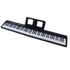 粉色88鍵電子琴，輕便型鍵盤樂器，初學者適用，多種音色節奏, 黑色, 1箱, DP-08