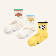 아동 주니어 미끄럼방지 양말 마이럽 3종 세트
