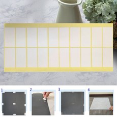 매직픽스 리무벌스티커 20장 데코타일시공용, 1개, 투명