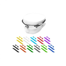 레이다락패스 Radar lock path 호환 코받침 고무 노즈 패드 이어삭 고무다리, 블랙