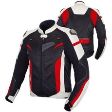 오토바이 레이싱 슈트 봄 가을 라이딩, A. 4XL, 3. HDF-JW22 화이트/레드 남성(여름)