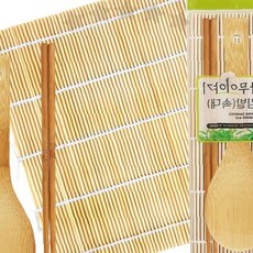 천연 대나무 김밥 제조 도구 김말이 조리 주방 요리 재료 준비 식재료 성형 가정, 1개, 상세페이지 참조