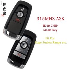 BaoJiangDd 자동차 키 Edge Explorer Fusion Range KUGA 원격 제어 Fob 315MHz M3N-A2C93142300에 적합, 02 Aftermarket Remote, 01 3B