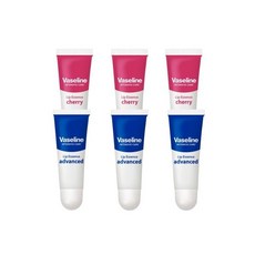 바세린 립에센스10ml x 6개(어드밴스드3+체리3) /립밤, 1개, 10ml