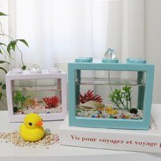 오리블럭마리모 집콕 마리모키우기 엄마표미술 체험학습 DIY만들기, 투명오리블럭, 1개