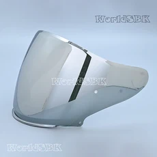 [호환] SHOEI J-Cruise 1 2 J-Force 4 CJ-2 오토바이 헬멧 렌즈 오픈 페이스 실드 Viseria Capacete Moto G, 02 Silver visor