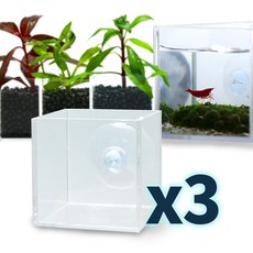 어항수초 컨테이너 3개, 단품없음