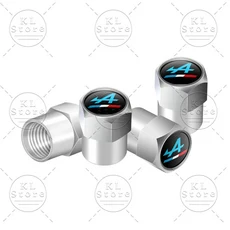 알파인 로고 4Pcs 자동차 밸브 캡 금속 휠 타이어 공기 줄기 먼지 림 커버 Captur Kadjar Duster Clio Scen, 1000kg