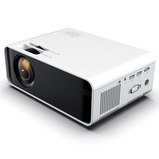 Pengteng LCD 스크린 포함 프로젝터, W80(화이트)