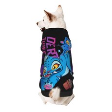 케이팝 데몬 헌터스 더피 굿즈 패션 트렌드 멋진 반려동물 기모 후드티 XQ-738043006, 1개, 검은색