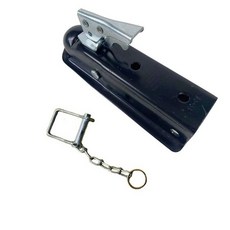 트레일러견인장치 캠핑카 견인장치 덮개 고리 요트 교체, 1개, 블랙 안전핀