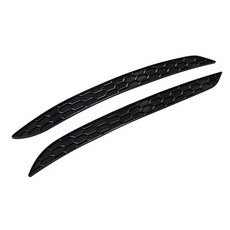 자동차 벌집 스타일 리어 범퍼 안개등 램프 커버 폭스바겐 골프 8 MK8 20-21 호환, 검정색