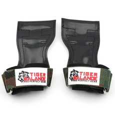 타이거밸런스 헬스그립 헬스스트랩 스트랩, 카모(로고 화이트), 1세트