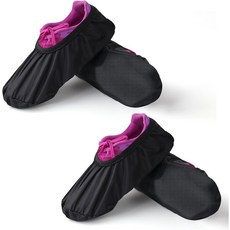 램탑 4피스 볼링화 커버 논슬립 볼링화 커버 볼링 장비 남성화 커버 여성화 보호 커버 볼링화 게임 스포츠 용품용 신발 액세서리