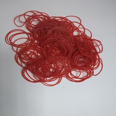 HY 橡皮筋 No.16 1.1x1.1mm 1公斤裝 金紙信封適用, 1個, 紅色