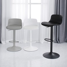 위드퍼니처 풀럼2 아일랜드 홈바의자, 그레이, 1개