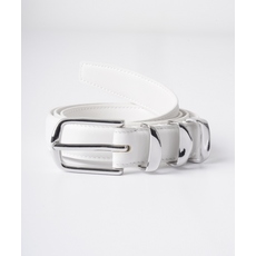 매장정품BUTTON SEOUL 버튼서울 BUTTON 트리플 메탈 루프 레더 벨트 (소가죽화이트) BELT6 1795805