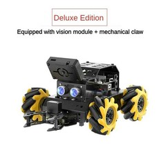 UNO 프로그래밍 로봇용 Arduino DIY 키트용 클로 AI 시각 인식 추적 기능 4WD 전방향 메카넘 로봇 자동차, Advanced kit, A