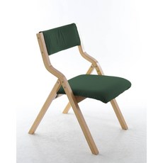 원목 접이식체어 식탁 이동형 카페 간이의자 가정용 스툴, 1개, 29호린넨(탈부착및세탁가능)