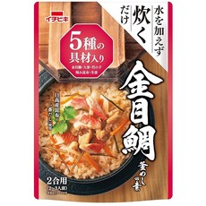 이치비키 스트레이트 금눈돔 가마밥용 베이스 2합용 가마밥용 베이스 끓이기만 하면 가마밥 밥에 넣는 재료 6종 포함 금눈돔, 1개