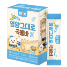 엘빈즈 유기농 쌀과자 곡물그대로, 우유맛, 40g, 3박스