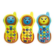 01029 로얄전화기낱개/색상랜덤/아기전화기/장난감전화기/멜로디/사운드, 1개