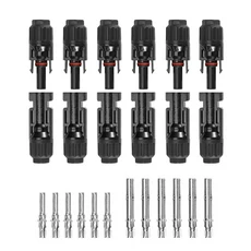 2pcs 스패너 방수 태양광 전지 커넥터와 5 짝/세트 광 케이블 2.5/4/6mm2 용 PV, 01 6 Pairs, 01 CHINA