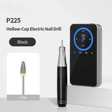 미니 코어리스 모터 네일 드릴 휴대용 경량 전문가용 살롱 도구, 1개, 10. P225 Black