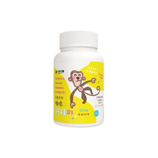 力森生醫 兒童天然咀嚼鈣鎂D3 牛奶口味 60粒 成長元素 幫助骨骼發育, 1個, 60顆