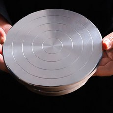 회전 돌림판 케이크 손물레 공예 알루미늄 도예 회전판 20cm