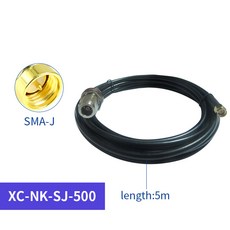 장거리 연장 와이어용 방수 N 암 SMA 수 3D FB 케이블이 있는 안테나 케이블 저손실, 5m