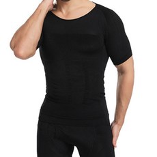 HANSUWI 男款緊身雕塑短袖T恤