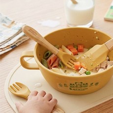 온나무 손잡이볼 아기간식그릇, 소