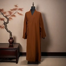 僧衣 麻紗長褂 禪修服