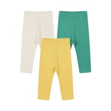 아가방 핀피크레깅스 GREEN YELLOW CREAM 01R152005