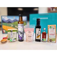傘下有仁 柴米油鹽醬醋茶禮盒 免運優惠 入厝 過年伴手禮 企業送禮 聖誕結婚禮盒, 1個, 有機亞麻仁籽油250ml, 250L